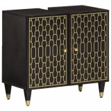 vidaXL Dulap pentru chiuveta de baie, 62x33x58 cm, lemn masiv de mango 358339