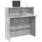 vidaXL Birou de recepție Gri beton 100x50x103,5 cm Lemn prelucrat