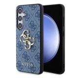 Husa originala Guess Samsung Galaxy S24 Plus Hardcase 4G Big Metal Logo, albastru, GUHCS24M4GMGBL