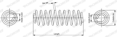 MONROE SP3983 MONROE OESpectrum SPRINGS Arc spiral foto
