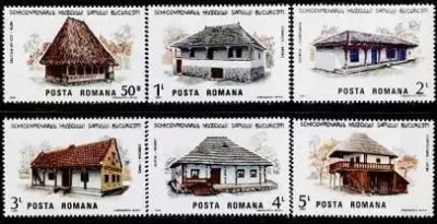 Romania 1986 - LP 1162 Muzeul Satului, serie de 6 valori, MNH foto