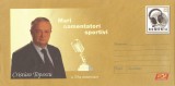 ~Romania, Mari comentatori sportivi, Cristian Topescu, intreg postal, necirculat
