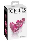 Dop anal din sticla - Icicles No. 75 Pink