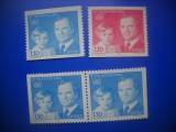 HOPCT TIMBRE SUEDIA MNH 1021 FAMILIA REGALA-VARIANTE -4 VALORI 1980-NESTAMPILAT