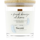 Nacomi Soy Candle Home Fragrances lum&acirc;nare parfumată cu fitil din lemn 140 g