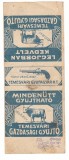 Timisoara Temesvar - eticheta chibrituri Temesvari Gyufagyar, cca 1900, exemplar 2