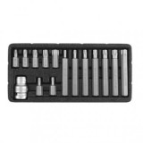 Set 15 biti torx, T20-T55, cu adaptor 1/2&#039;&#039;