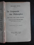 Le crepuscule des philosophes - Giovanni Papini (carte in limba franceza)