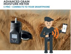 Umidometru pentru cereale digital C-PRO (Danemarca) aplicatie mobil
