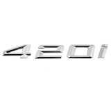 Emblema 420i pentru spate portbagaj BMW, chrom