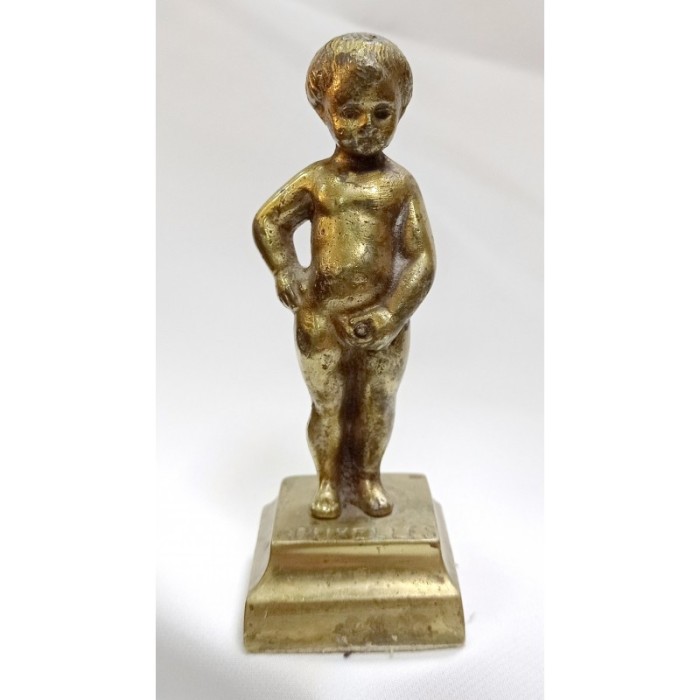 Figurina băietel din bronz