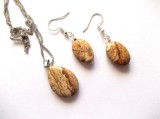 Set colier si cercei cu jasper 44448