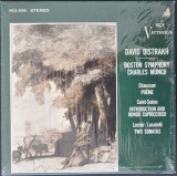 VINIL LP # David Oistrakh , Boston Symphony*, Charles Munch - Chausson &lrm;&ndash; Po&egrave;me / Introduction And Rondo Capriccio / Two Sonatas (VG+)