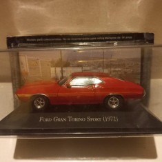 Macheta Ford Gran Torino Sport - 1972 1:43 Deagostini Mexic