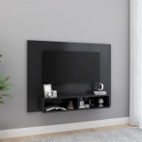 Comodă TV de perete, gri, 120x23,5x90 cm, PAL, vidaXL