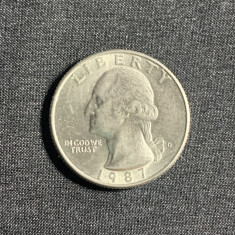 Moneda quarter dollar 1987 USA