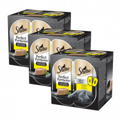 Sheba Perfect Portions cu pui pentru pisici adulte 3 x (3 x 75 g) foto