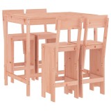 Set bar de gradina, 5 piese, lemn masiv douglas