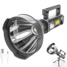 Lanterna LED 20W Reincarcabila USB COB Semnalizare Tripod TD999 foto