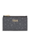 Tous portofel KAOS MINI LINES femei, culoarea gri, 2002183547