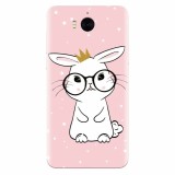 Husa silicon pentru Huawei Y6 2017, Cute Rabbit