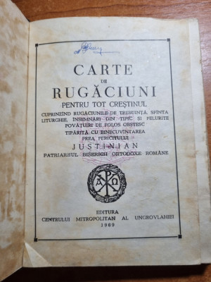 carte de rugaciuni pentru tot crestinul - din anul 1969 - 230 pagini foto