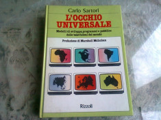 L&amp;#039;OCCHIO UNIVERSALE - CARLO SARTORI (CARTE IN LIMBA ITALIANA) foto