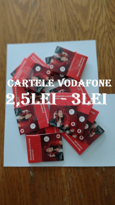 cartele noi de vodafone poti primi apel si sms