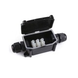 Conector tip doza IP68, regleta 3 pini, pentru cabluri electrice &Oslash;0.5-2.5 mm2, OptonicaLed