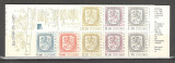 Finlanda.1987 Stema de stat carnet DF.93, Nestampilat