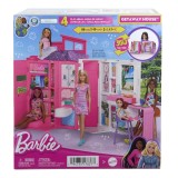 BARBIE CASA DE PAPUSI BARBIE CU 4 ZONE PLIABILA, Mattel