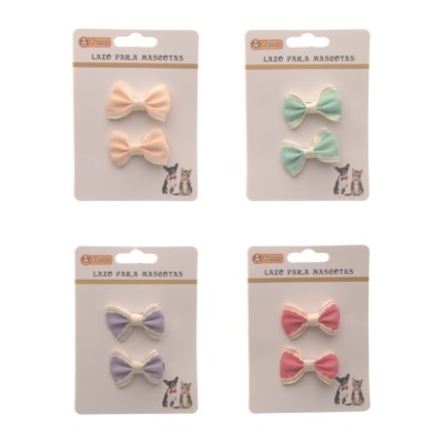 Fundite duo color cu clema 2 buc/set foto