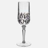 Pahar pentru șampanie, 200ml, Plastic transparent, Model diamant, CMCLASS