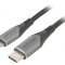Cablu USB 2.0 Apple Lightning la USB-C 1m Negru 3A