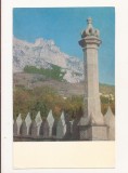 FA120 -Carte Postala- UCRAINA - Alupka. Alupka Palace museum - View of the park, necirculata 1971