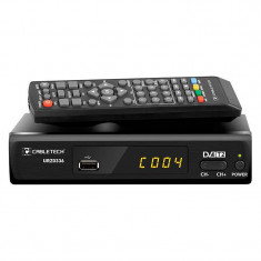 TV tuner Cabletech URZ0336 Full HD DVB-T2 Black foto