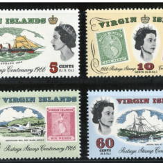 Colonii, Ins. Virgine Britanice, 1966, corabii, ziua timbrului, MNH