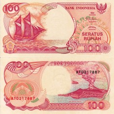 INDONEZIA 100 rupiah 1992 (2000) UNC!!! foto
