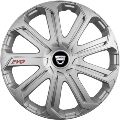 Set 4 Capace Roti Evo Gri R15, Pentru Dacia foto