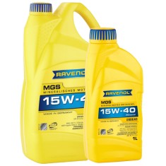 Pachet 5 litri ulei Ravenol MGS Gasmotor 15W40