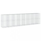 Cumpara ieftin Cos gabion cu capac, 750x100x200 cm, fier galvanizat
