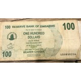 (ORIX) Zinbabwe 100 dolar dollars 2007