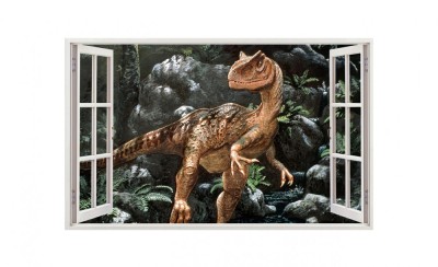Sticker decorativ cu Dinozauri, 85 cm, 4413ST foto