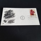 Centenar Uniunea Poștală Universală 1874-1974 - Plic Filatelic SUA 1974, Prima Zi de Emisiune, Vintage Istoric!-FDC-