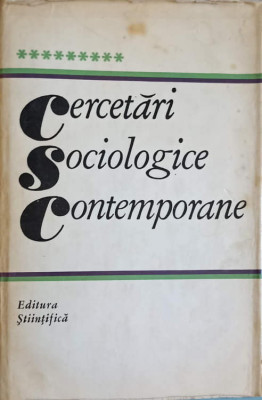 CERCETARI SOCIOLOGICE CONTEMPORANE-MIRON CONSTANTINESCU foto