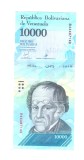Bancnota Venezuela 10000 bolivares 13 decembrie 2017, aUNC