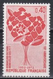 Franta 1972 -Cea de-a 20-a aniversare a Asociației Donatorilor de S&acirc;nge PTT, MNH