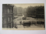 Carte postala necirculată Paris:Inundațiile din 29 ianuarie 1910, Franta, Necirculata, Printata