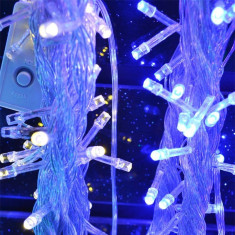 Instalatie decorativa de Craciun, 180 beculete xenon, lumina alba, comutator, lungime 13 m foto