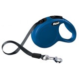 Lesa Flexi Classic, cu banda, marimea XS, 3m/12kg, Albastru